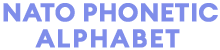 NATO Phonetic Alphabet
